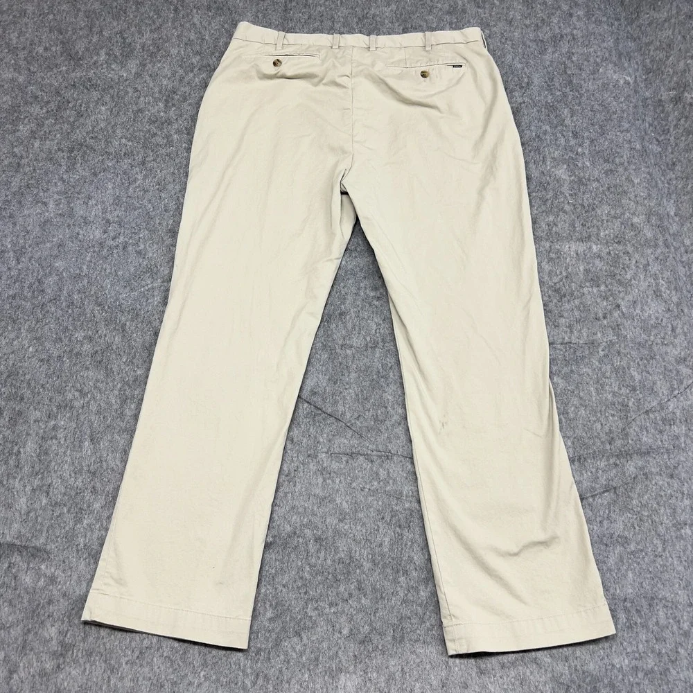 Polo Ralph Lauren Chino Mens 38x32 Beige Stretch Classic Preppy Career Business